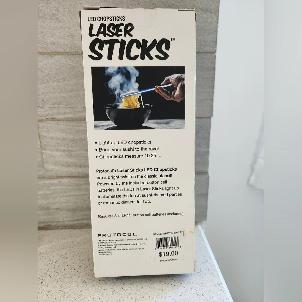 NWT LED Chopstick Lazersticks!
